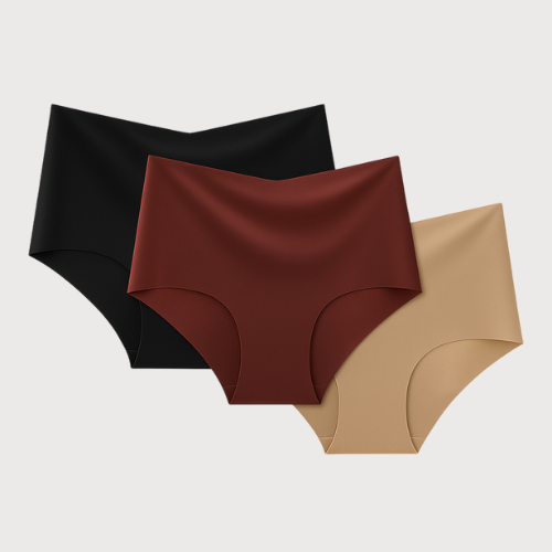 Pack X3 High Rise Cotton Panty Aura Wear