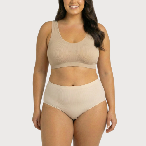 Pack X3 High Rise Cotton Panty Aura Wear